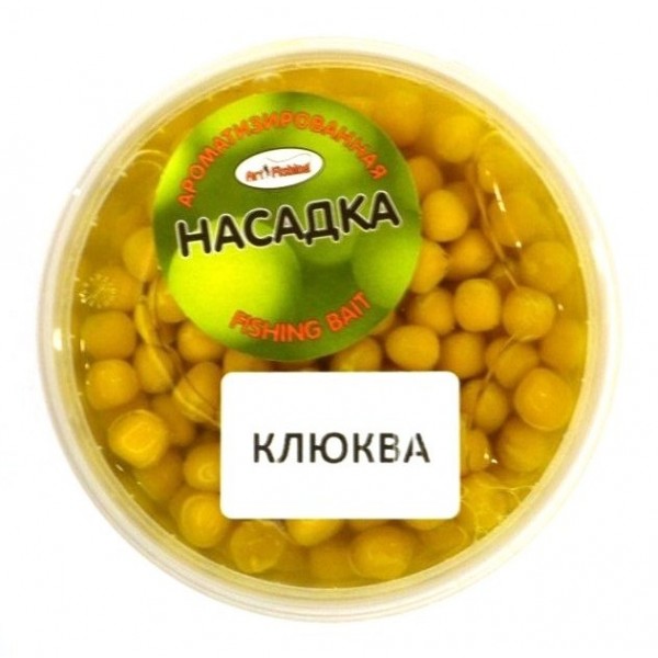Насадочный горох, Art Fishing, банка, 250 мл, вкус Клюква